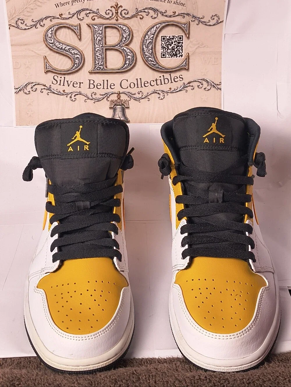 Air Jordan 1 Mid University Gold 554724-170 Men's 8.5 Women's 10